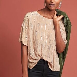 Velvet by Graham & Spencer Brighton Sequin Blouse